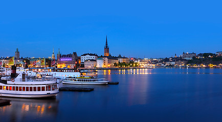 Image showing View of Stockholm city