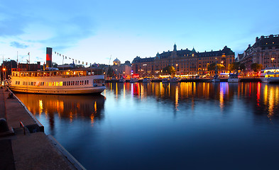 Image showing View of Stockholm city