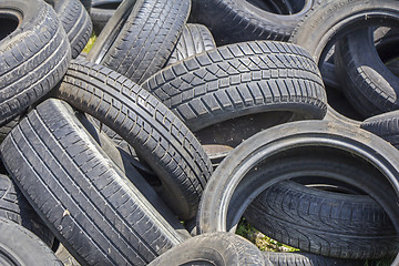 Image showing Old tires 