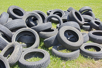 Image showing Used tires