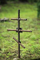 Image showing The Iron Cross on a grave