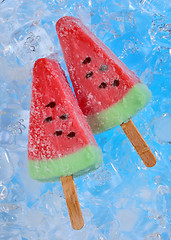 Image showing ice cream pops