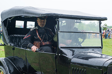 Image showing General Kornolov in car