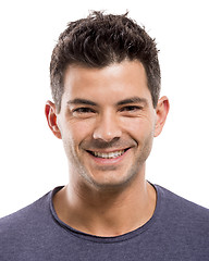 Image showing handsome man smiling