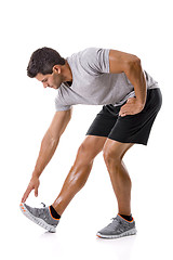 Image showing Man doing exercises