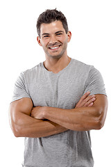 Image showing Handsome man smiling