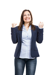 Image showing Happy Business Woman