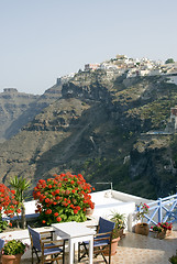 Image showing santorini view