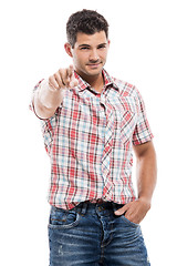 Image showing Man pointing