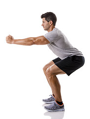 Image showing Man doing exercises