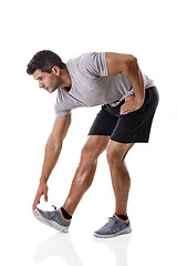 Image showing Man doing exercises