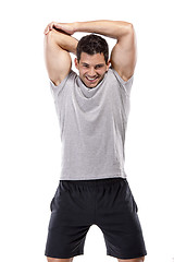 Image showing Man doing exercises