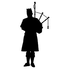 Image showing Scottish Piper