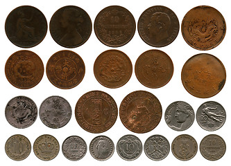 Image showing different coins of the period before first world war