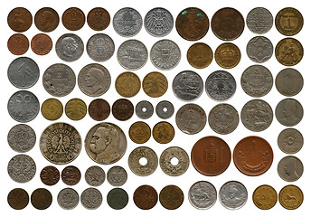 Image showing coins from first before begin second world wars