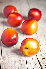 Image showing fresh nectarines 