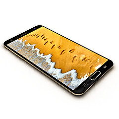 Image showing phone with sea wave and footprints on sand beach