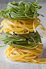 Image showing italian pasta tagliatelle