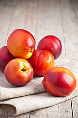 Image showing fresh nectarines 