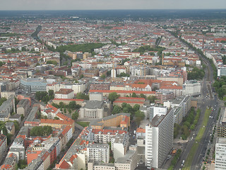 Image showing Berlin aerial view