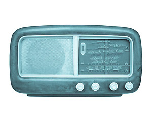 Image showing Old AM radio tuner