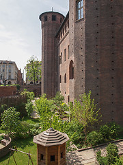 Image showing Medieval garden in Turin