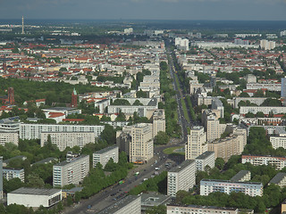 Image showing Berlin aerial view