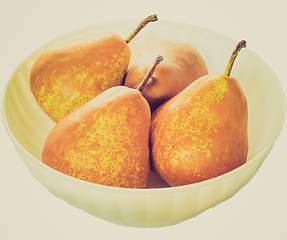 Image showing Retro look Pear picture