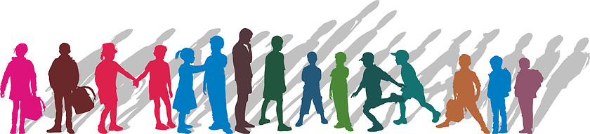 Image showing Children Color, Isolated Illustration