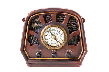 Image showing Model of an ancient radio receiver