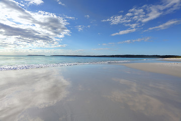 Image showing Beach reflections