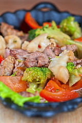 Image showing meat with vegetables