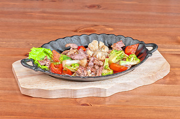 Image showing meat with vegetables