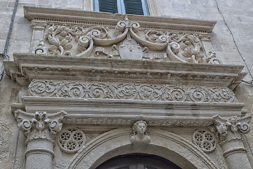 Image showing Baroque details  in Lecce