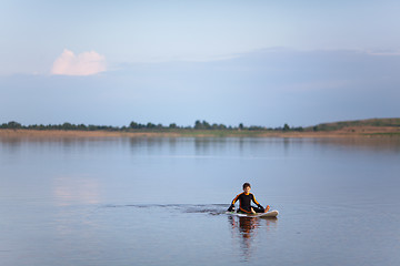 Image showing Learning surf