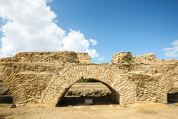 Image showing Roman aqueduct Carthage