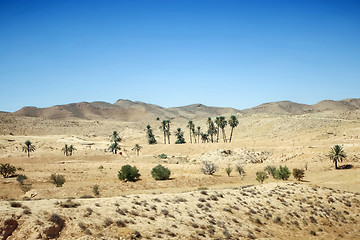 Image showing Sahara desert in southern Tunisia