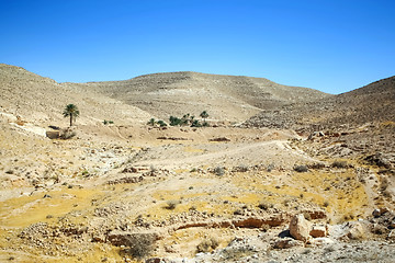 Image showing Sahara desert in Tunisia