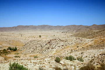 Image showing Rocky desert in Tunisia