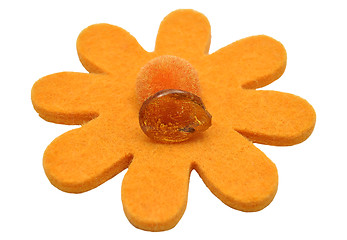 Image showing Amber  on felt