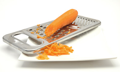 Image showing Carrot rasping