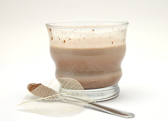 Image showing Hot chocolate on white