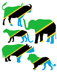 Image showing Big Five Tanzania