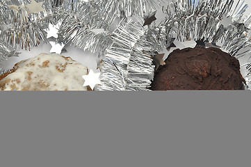 Image showing Detailed and colorful image of black and white gingerbread