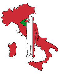 Image showing Italian Salute