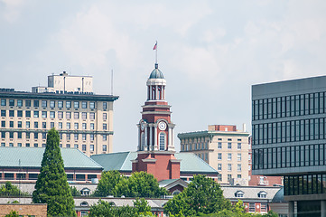 Image showing Views of Knoxville Tennessee downtown on sunny day