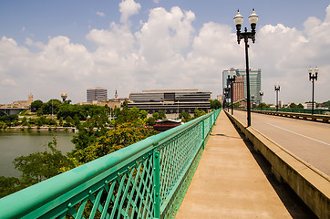 Image showing Views of Knoxville Tennessee downtown on sunny day