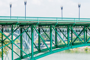 Image showing Views of Knoxville Tennessee downtown on sunny day