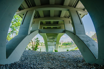 Image showing Henley Bridge over the Tennessee River Knoxville