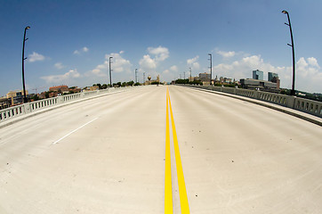 Image showing Views of Knoxville Tennessee downtown on sunny day